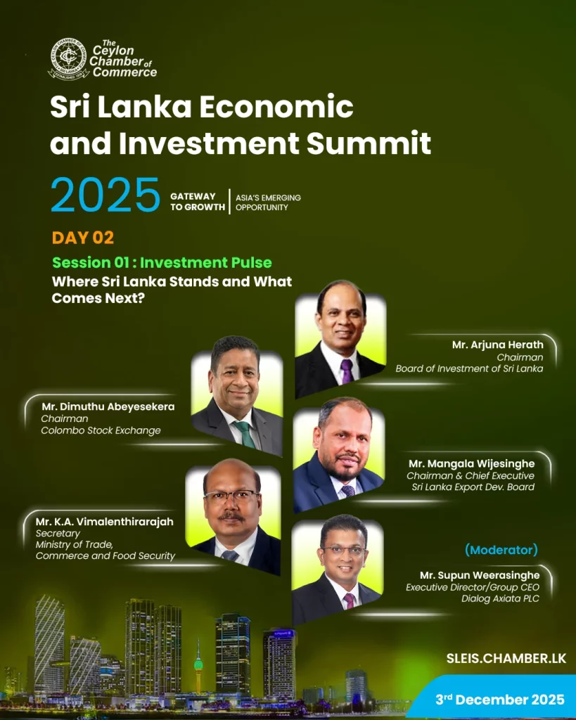Sri Lanka’s Investment Trajectory Under the Spotlight at SLEIS 2025