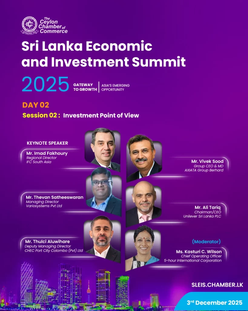 Why Sri Lanka: Investor Perspectives at the Sri Lanka Economic & Investment Summit 2025