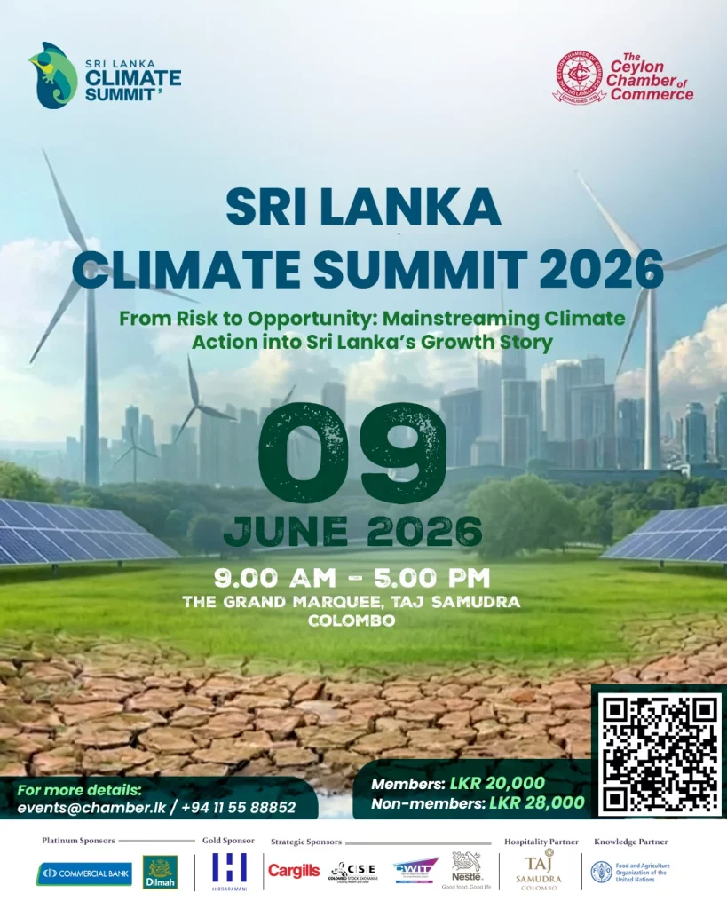 Sri Lanka Climate Summit 2026 to Spotlight Climate Readiness, Investment and Competitiveness